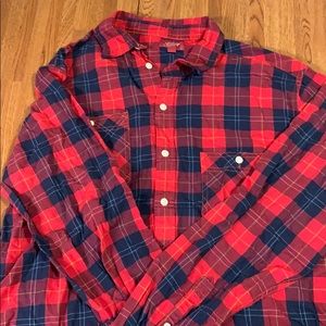 Arizona brand plaid long sleeve shirt